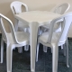 Jogo de Cadeiras Bistrô Pratagy Solplast - 1 Mesa + 4 Cadeiras