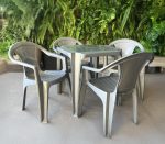 Jogo Poltrona Napoli – 1 Mesa + 4 Cadeiras - Imagem 2