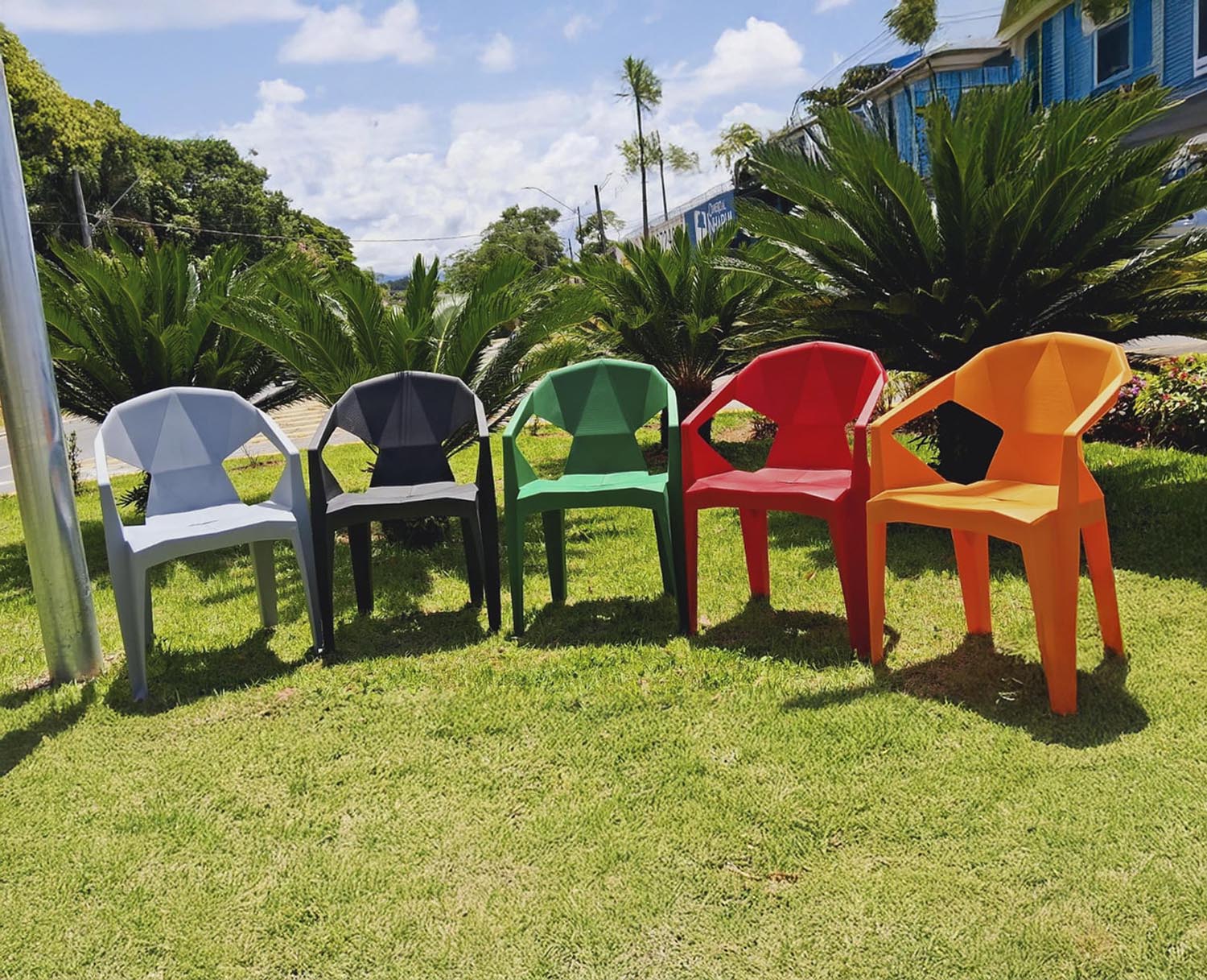 Catálogo Vale das Cadeiras Jogo Poltrona Diamante JR Cores – 5 Poltronas - Imagem 1