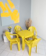 Jogo de Poltronas Jacarecica Solplast - 1 Mesa + 4 Poltronas - Imagem 6