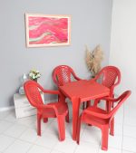 Jogo de Poltronas Jacarecica Solplast - 1 Mesa + 4 Poltronas - Imagem 7